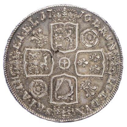 George I (1714-27), Crown, 1716, Roses and Plumes, Secvndo edge