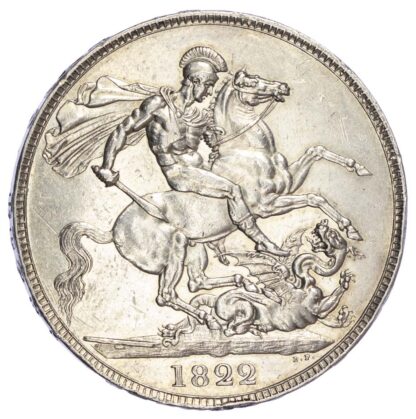 George IV (1820-30), Crown, 1822, Secundo edge
