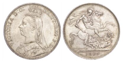 Victoria (1837-1901), Crown, 1889, Jubilee bust