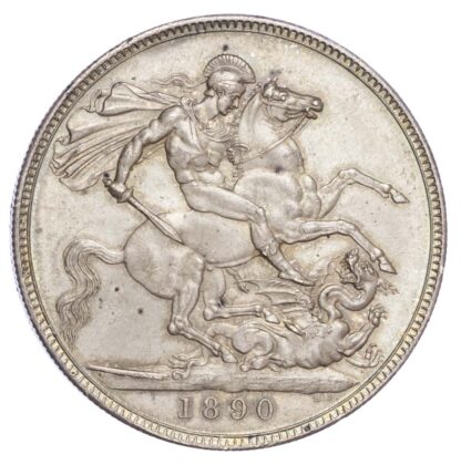 Victoria (1837-1901), Crown, 1890, Jubilee bust