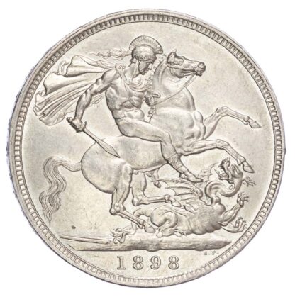 Victoria (1837-1901), 1898, Crown, LXII edge