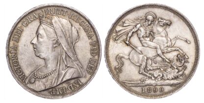 Victoria (1837-1901), 1899, Crown, LXIII edge