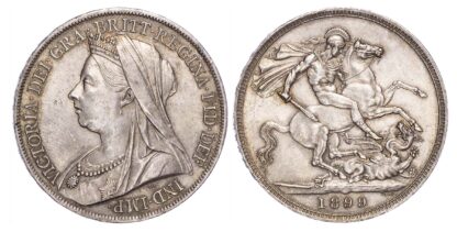 Victoria (1837-1901), 1899, Crown, LXIII edge