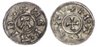 St Edmund Memorial Penny, Danish East Anglia, (885-915), moneyer Mannai