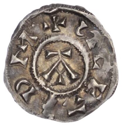 St Edmund Memorial Penny, Danish East Anglia, (885-915), moneyer Bosecin