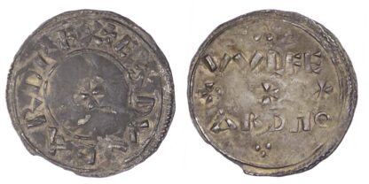 Edward the Elder (899-924), Two Line type Penny, moneyer Wulfheard