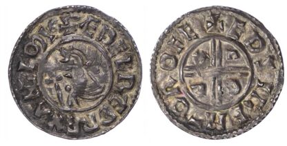 Aethelred II (978-1016), Crux Penny, Rochester mint