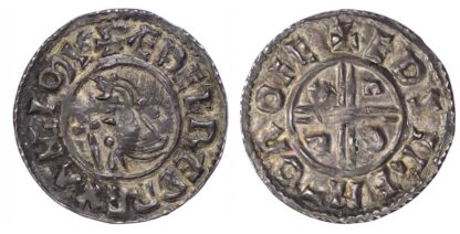 Aethelred II (978-1016), Crux Penny, Rochester mint