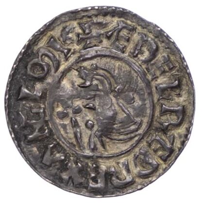 Aethelred II (978-1016), Crux Penny, Rochester mint