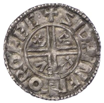 Aethelred II (978-1016), Small Crux type Penny, Rochester mint, Sidewine moneyer