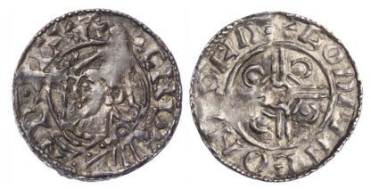 Canute (1016-35), Helmet type Penny, Rochester Mint