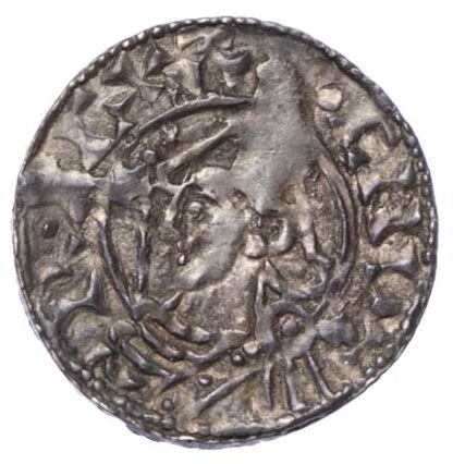 Canute (1016-35), Helmet type Penny, Rochester Mint