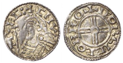 Canute (1016-35), Short Cross Penny, Hertford mint