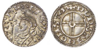 Canute (1016-35), Short Cross Penny, Stamford mint, Lance in lieu of sceptre variation