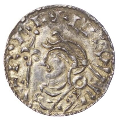 Canute (1016-35), Short Cross Penny, Stamford mint, Lance in lieu of sceptre variation