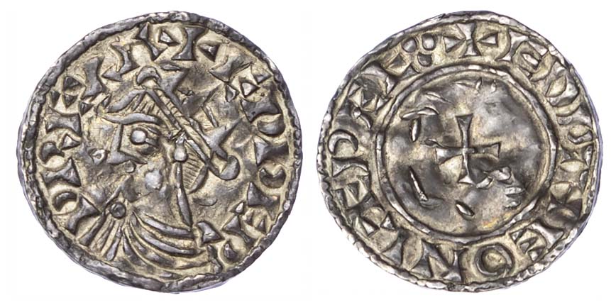 Edward the Confessor (1042-66), Radiate Cross Penny, Lewes mint