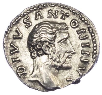 Divus Antoninus Pius, Silver Denarius