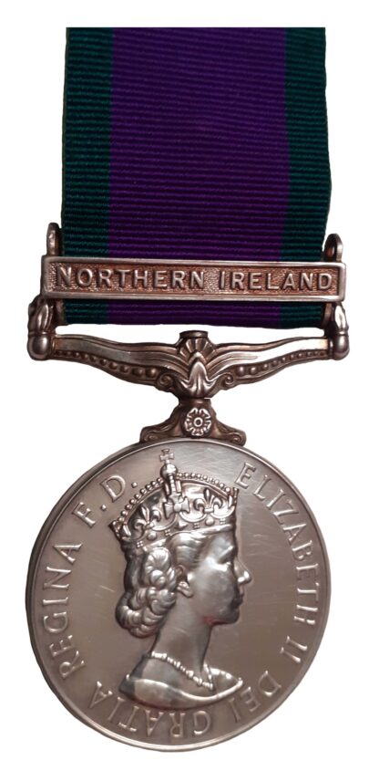 General Service Medal 1962-2007, one clasp, Northern Ireland, to Private K.W. Goddard