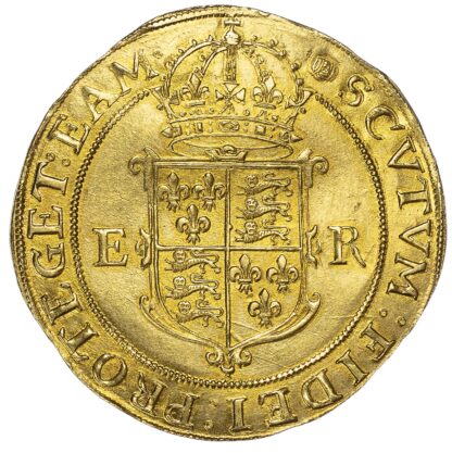 Elizabeth I (1558-1603), Pound, Sixth Issue, mintmark Tun. Exceptional.