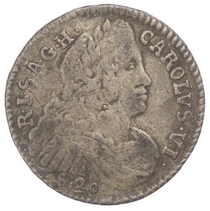 Italy, Mantova, Charles VI Habsburg (1707-1740), Lira