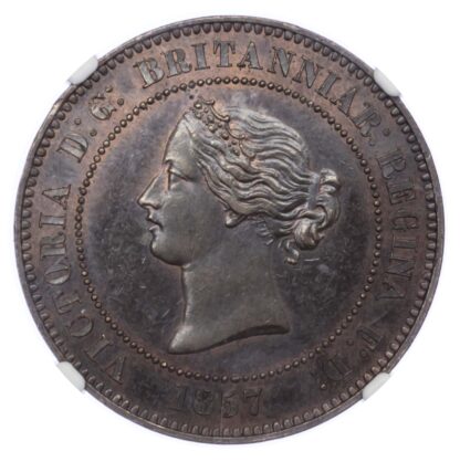 1857 Decimal Pattern Five Farthings - 10 Centimes