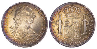 Mexico (colonial), Silver 8 Reales, Carlos III (1759-1788), 1786