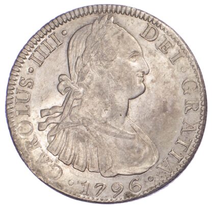 Mexico (colonial), Silver 8 Reales, Carlos IV (1788-1808), 1796