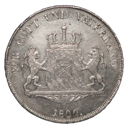 Germany, Bavaria, Maximilian I Joseph, Konventionstaler, 1809