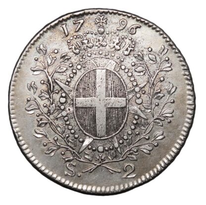 Malta, Sovereign Military Order of Malta, Emmanuel de Rohan, 2 Scudi, 1796