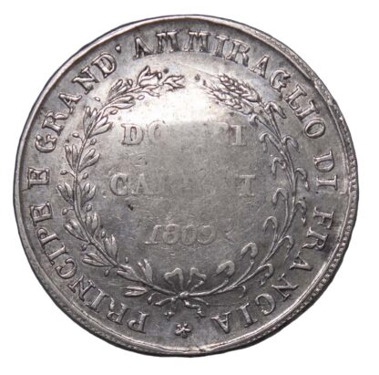 Italy, Sicily, Joachim Murat, 1 Piastra/12 Carlini, 1809