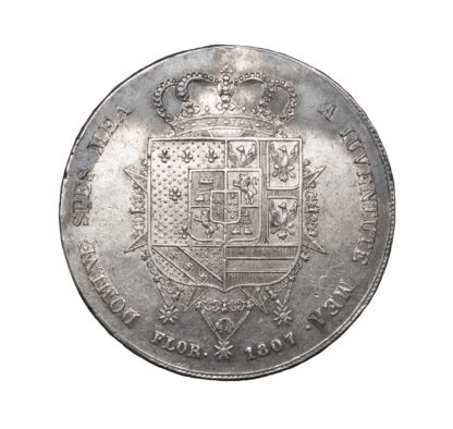 Italy, Tuscany, Charles Louis (Louis II of Etruria) and Maria Louisa, 10 Lire, 1807