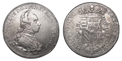 Italy, Tuscany, Peter Leopold (Leopold II), 1 Silver Francescone, 1781