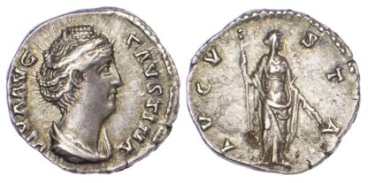 Diva Faustina, Silver Denarius