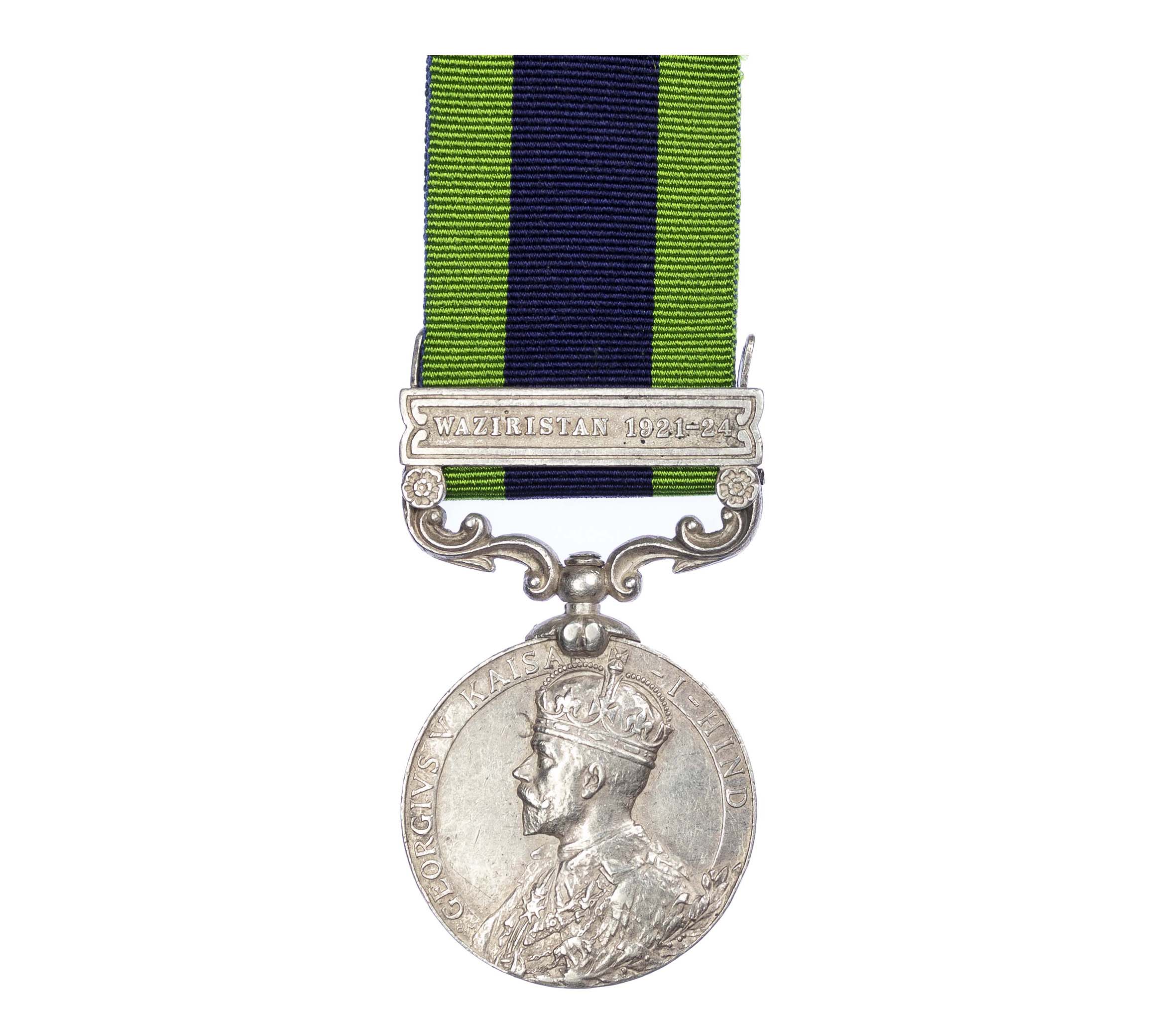 India General Service Medal 1908-1935, GVR, one clasp Waziristan 1921-24, to Sepoy Hari Singh