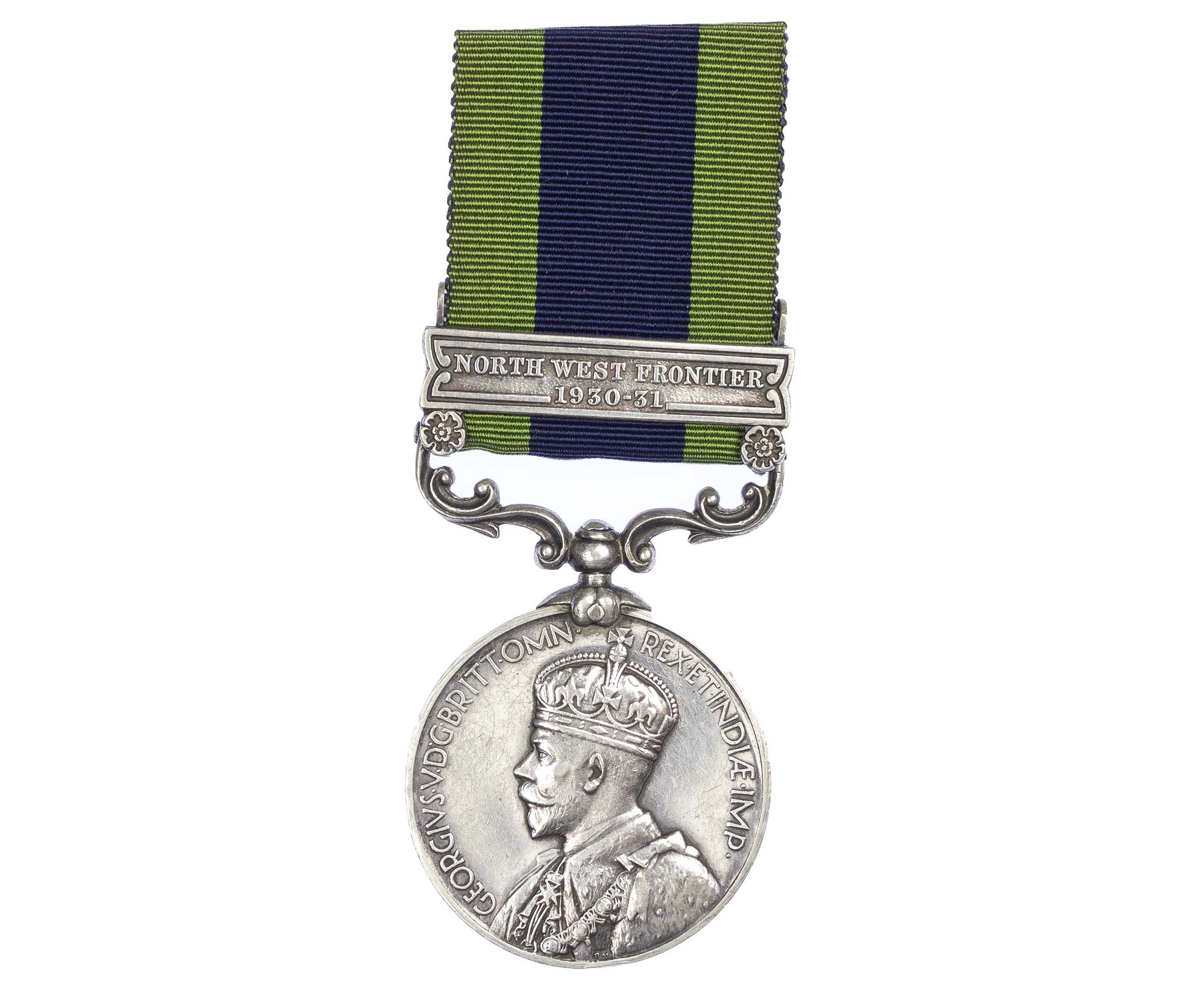 India General Service Medal 1908-1935, GVR, one clasp North West Frontier 1930-31, to Sweeper Hazari