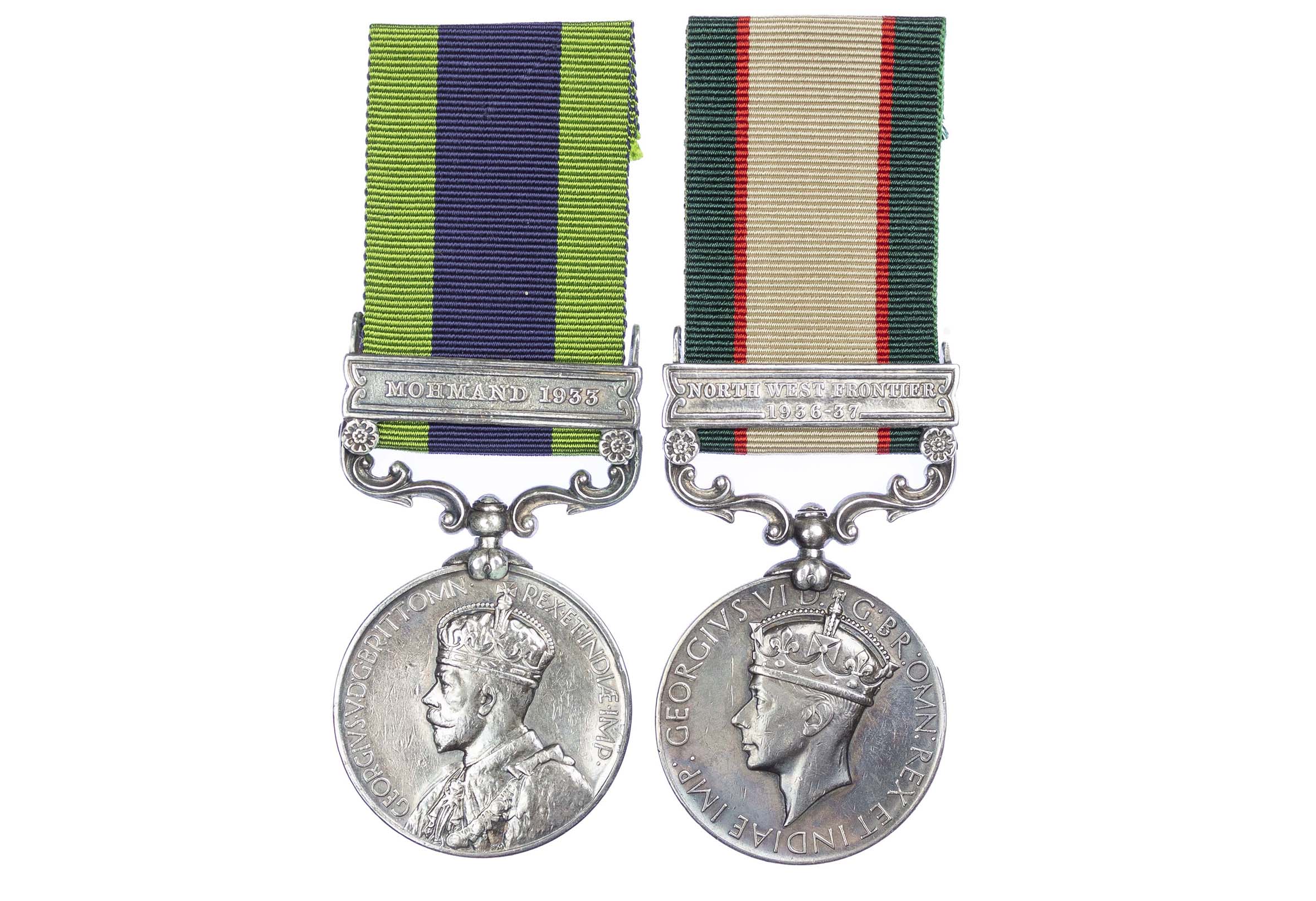 India General Service Medal Pair, to Sepoy Ajarud or Hijra Din