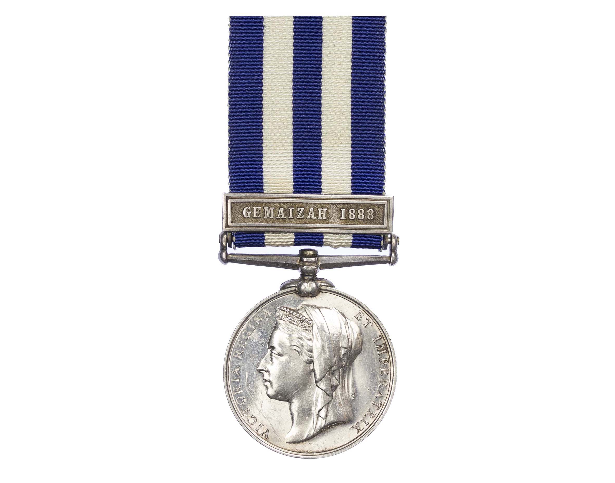Egypt Medal 1882-89, undated reverse, one clasp, Gemaizah 1888, to Chaplain 3rd Class G. N. Godwin