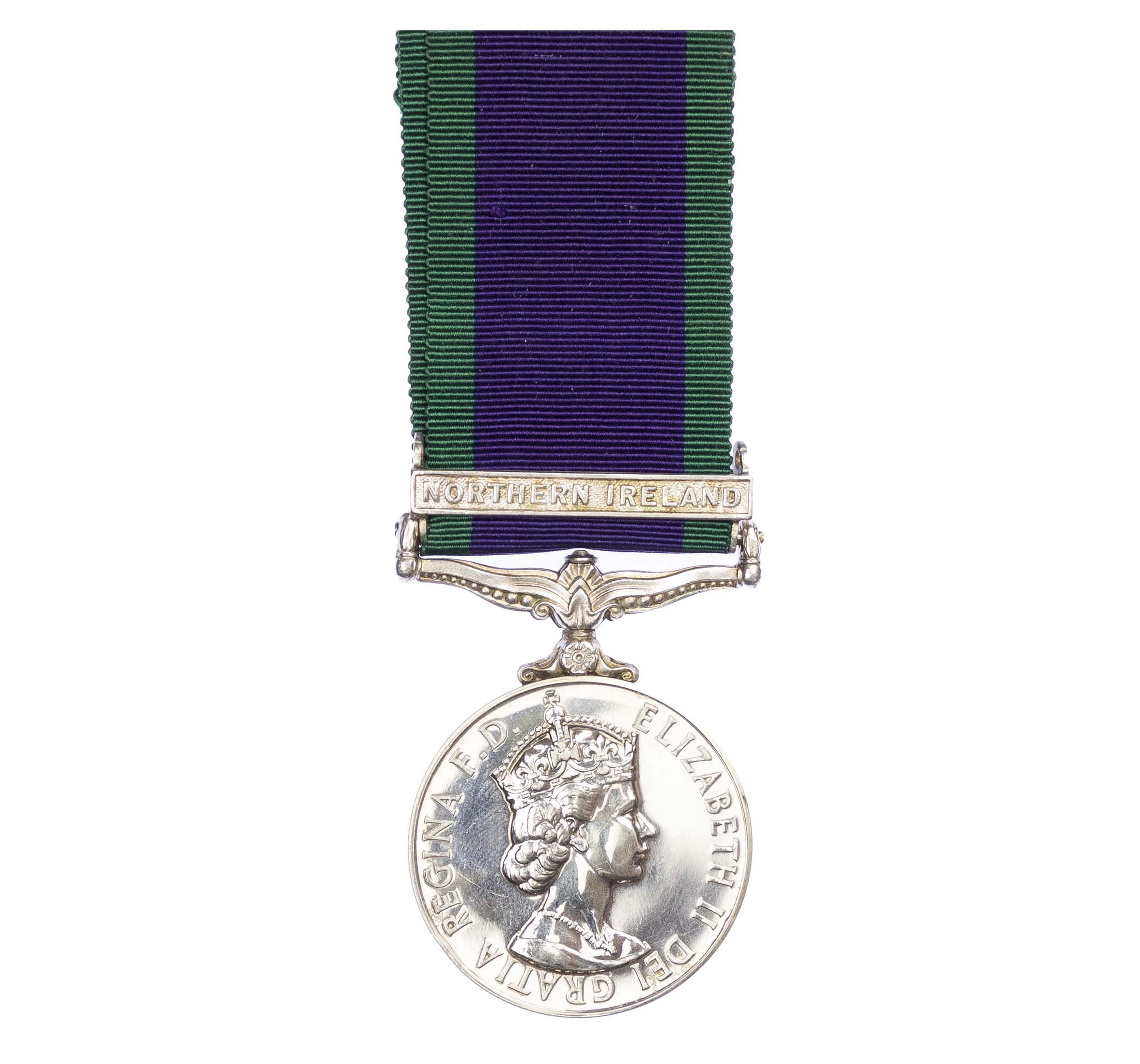 General Service Medal 1962-2007, one clasp Northern Ireland, to Senior Aircraftsman R. Barker