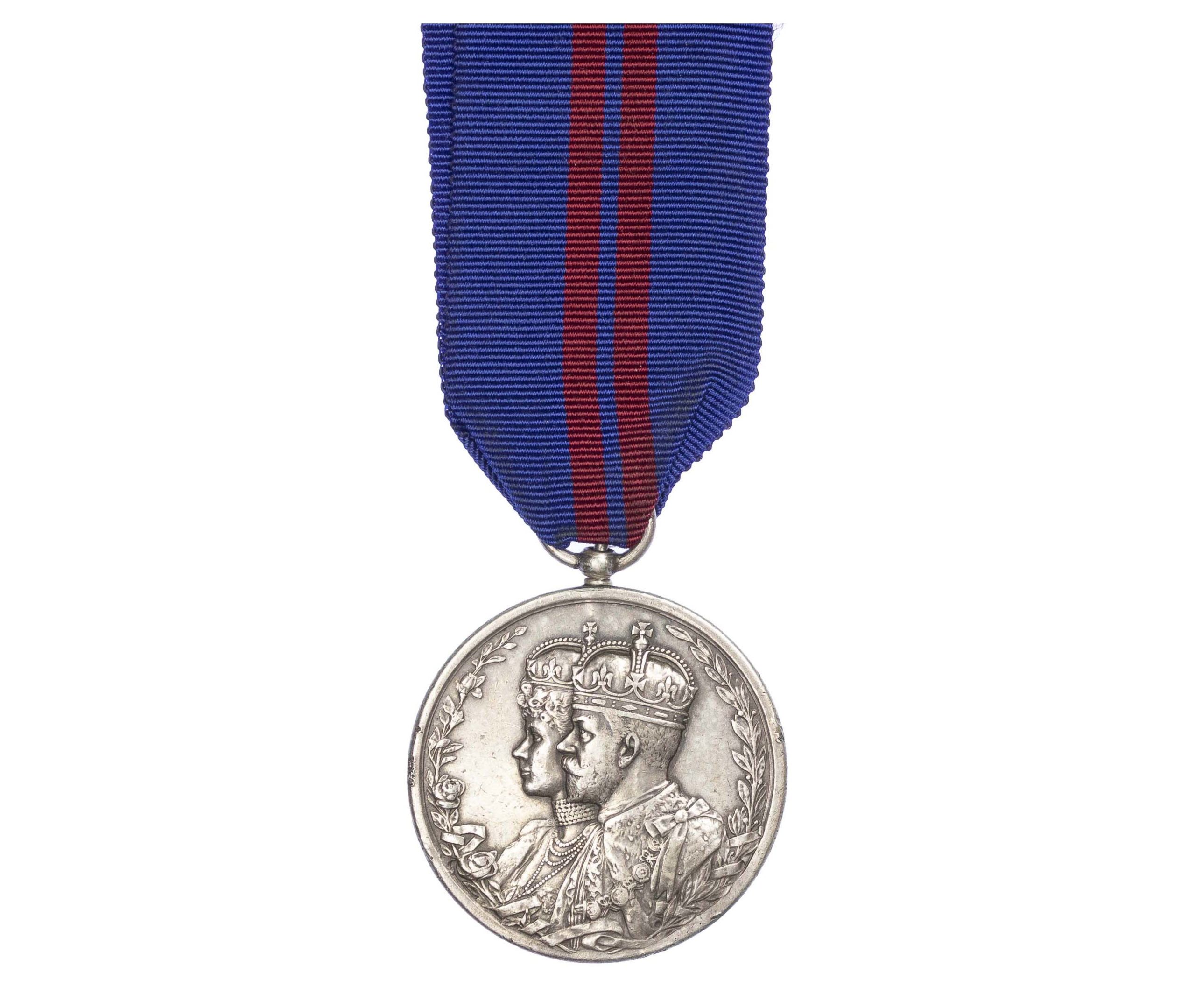 Delhi Durbar Medal 1911, unnamed as issued