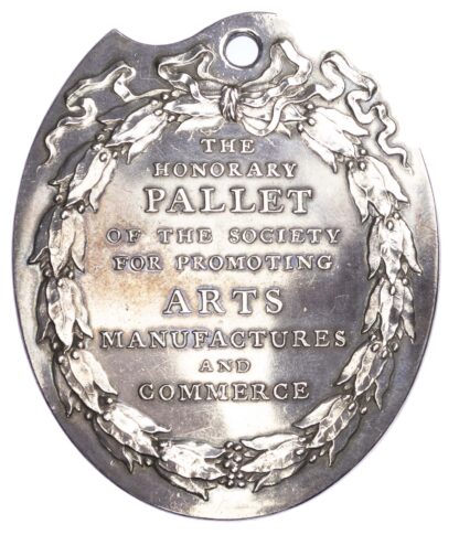 Art prize medal, Royal Society of Arts Silver Honorary Pallet 1845