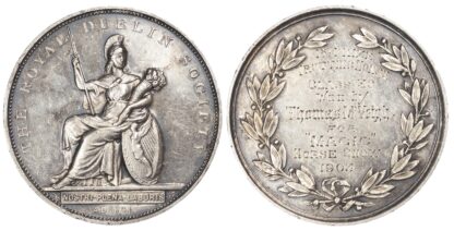 Agricultural prize medal, The Royal Dublin Society Silver medal 1903