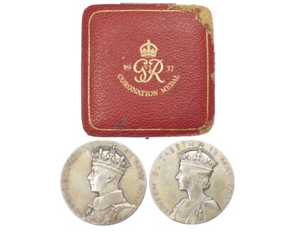 George VI, Coronation, silver medal 1937