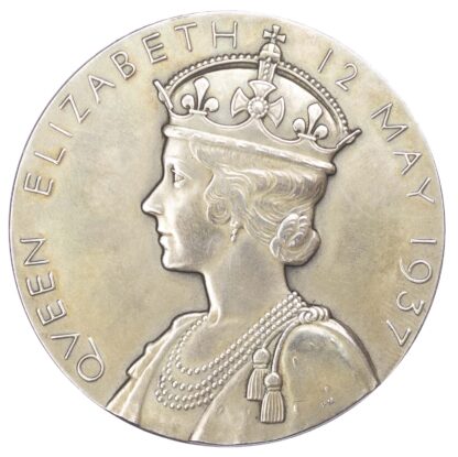 George VI, Coronation, silver medal 1937