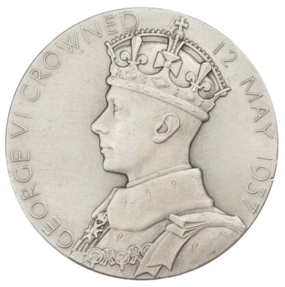 George VI, Coronation, Silver medal 1937