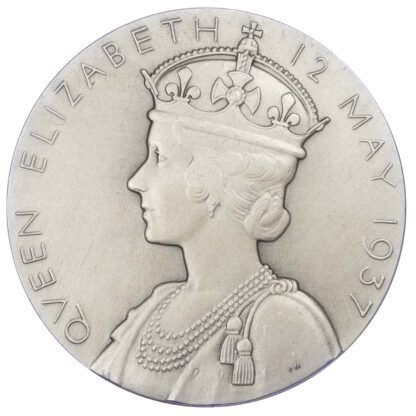 George VI, Coronation, Silver medal 1937