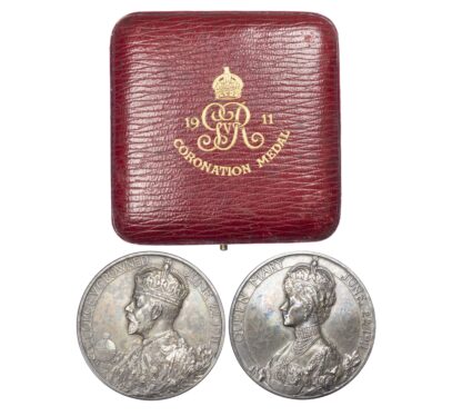 George V, Coronation, Silver medal 1911
