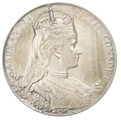 Edward VII, Coronation, Silver medal 1902