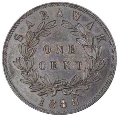 Sarawak. C. Brooke, 1 Cent, 1888