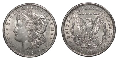USA, Silver Morgan Dollar, 1921