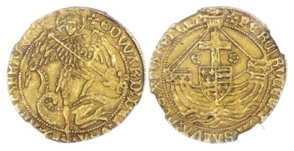 Edward IV, Second Reign (1471-83), Gold Angel, MS 62